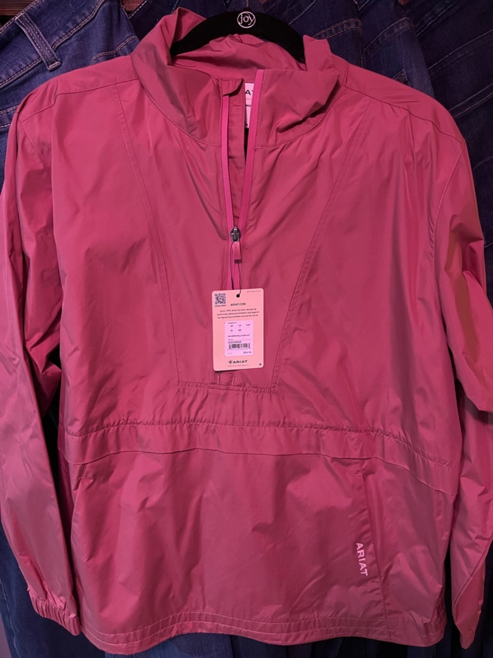 Ariat Women's Raspberry Pink Pullover Jacket